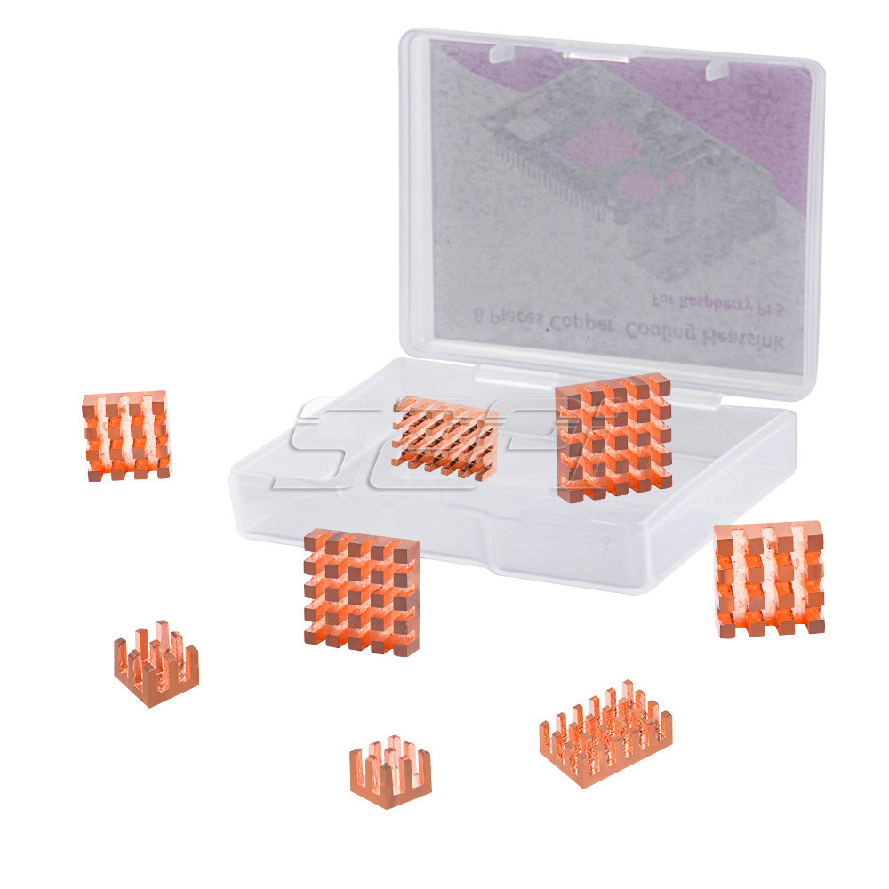 52Pi  Raspberry Pi 5 Copper Heatsinks Raspberry Pi 5 Heatsinks Copper