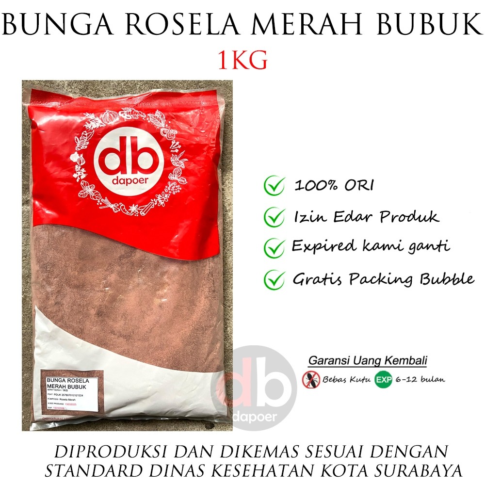 

Rosela Merah Bubuk 1kg | Rosella Ungu
