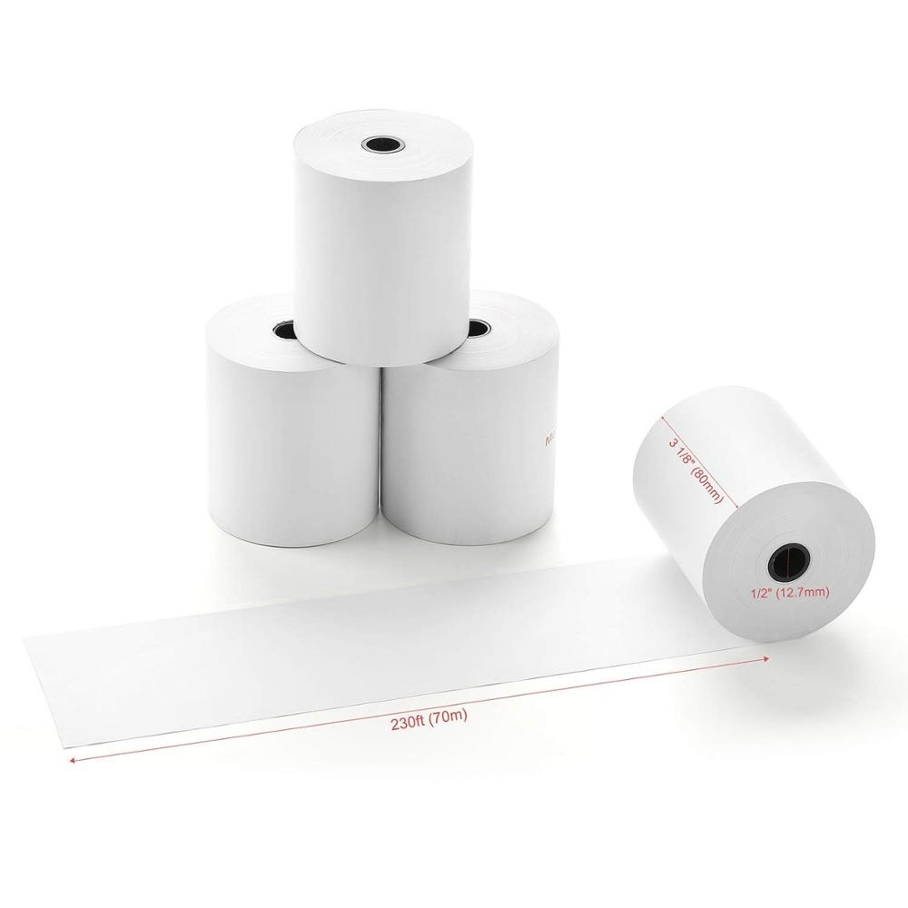 

NETUM Thermal Paper Rolls Cash Register Receipt paper 58mm/80mm (10 rolls per Case)