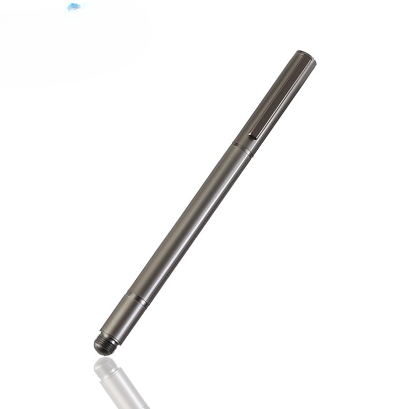 

High Quality Dual-Function Pen Pencil Smooth Writing Black Ink Gel Ballpoint Pen Metal Self Defense Writing Tool Perfect Gift