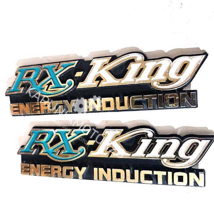 READY Simbol Emblem Tutup Box Aki Set RX King Old Hijau Original Copotan