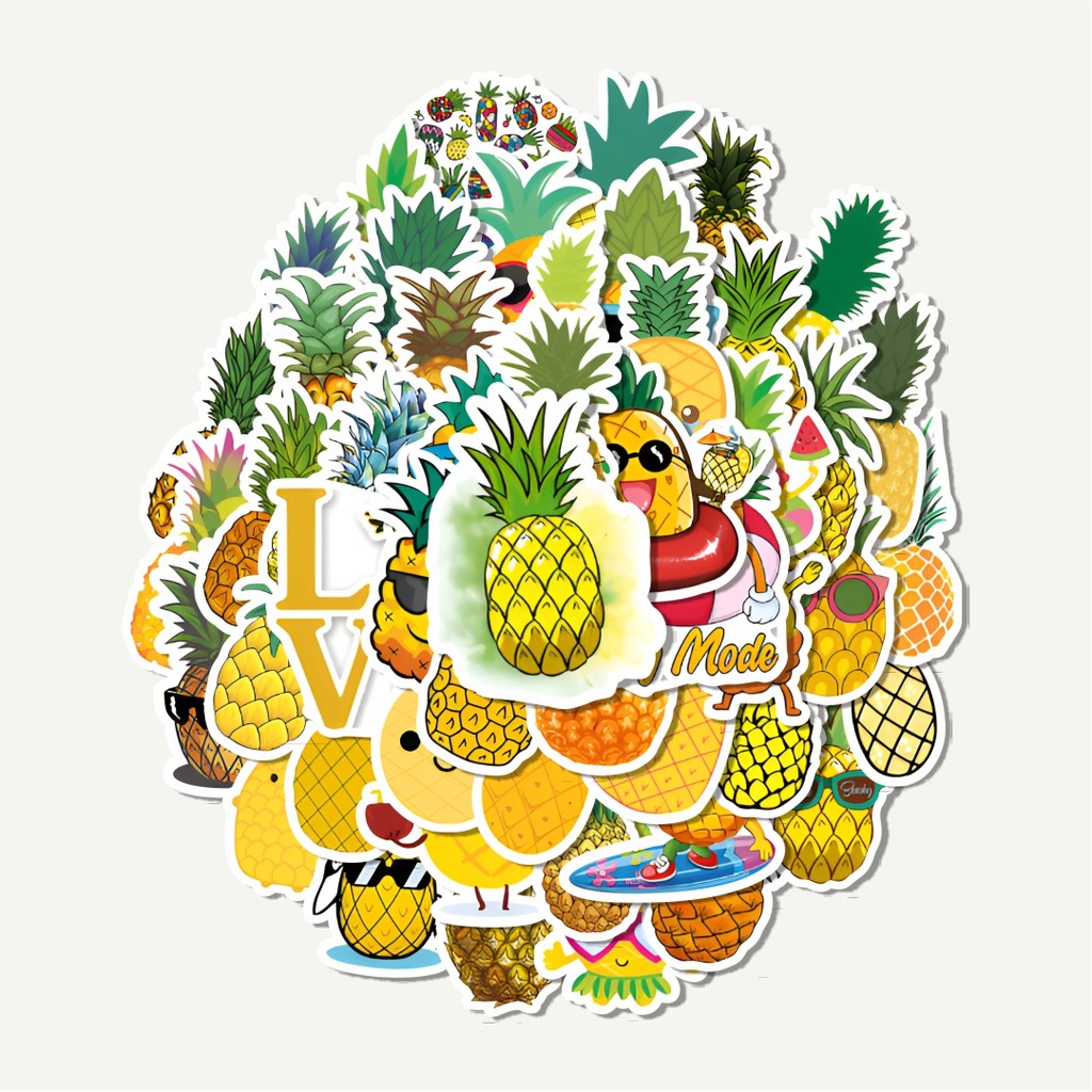 

Sticker Pack Stiker Cute Pinapple [Nanas] | Sticker TUMBLR | Stiker LAPTOP KOPER HELM