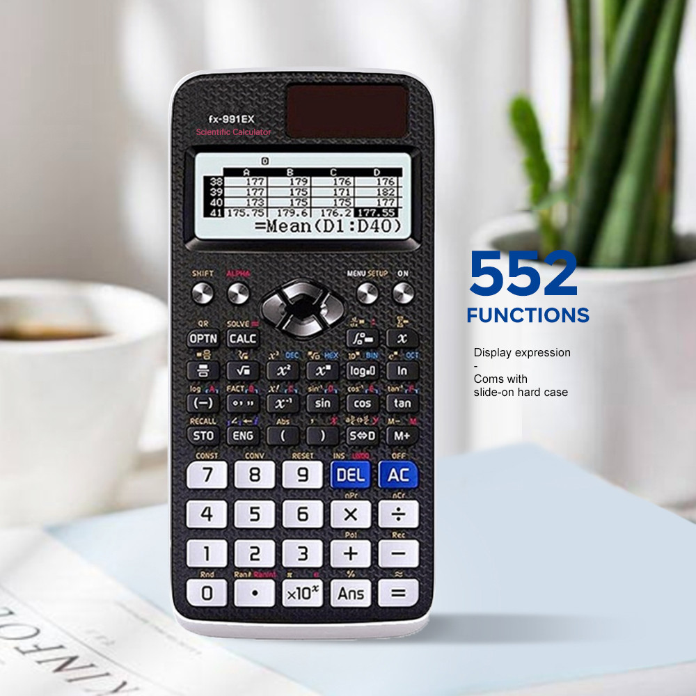 

Multifunctional science function calculator-552function Specially designed for student exams, economical packaging，High-End Appe
