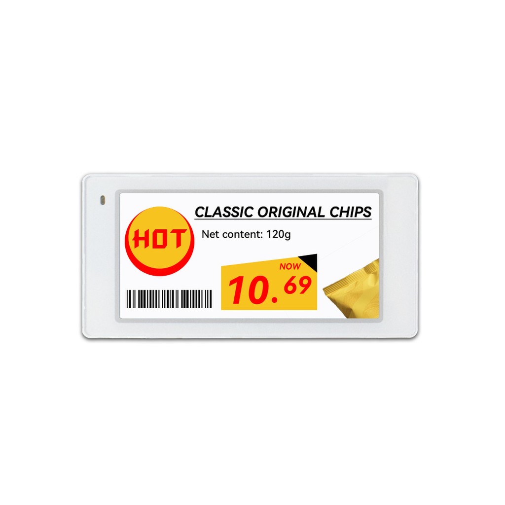 

Electronic labels price electronic shelf label 2pcs 3.5" electronic price tag for supermarket