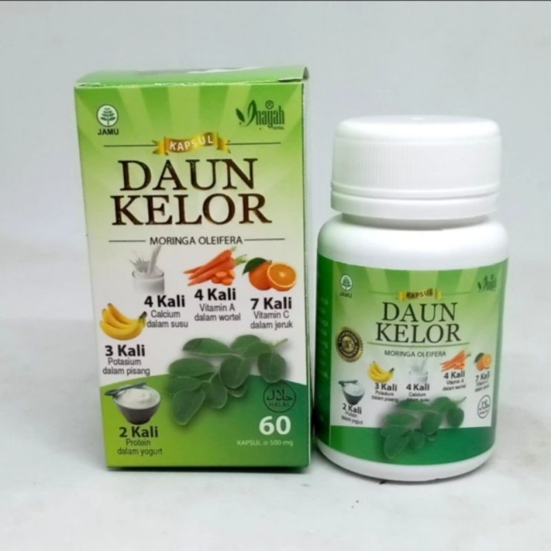 GatotKaca Herbal - KELOR HERBAL ALAMI KAPSUL EKSTRAK DAUN KELOR TERBAIK INAYAH ASLI