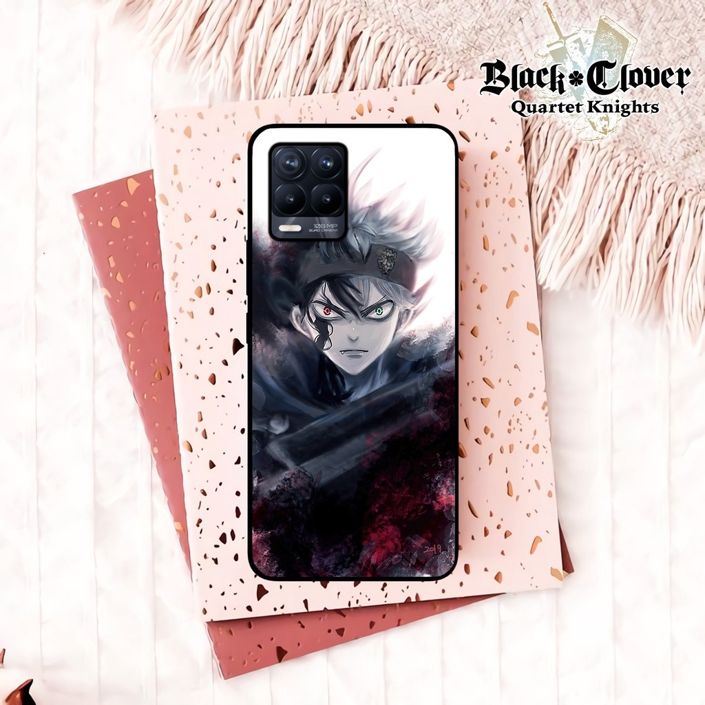 [RM122] Custom Case Glossy ALL TYPE REALME 8 - 8 PRO ANIME BLACK CLOVER