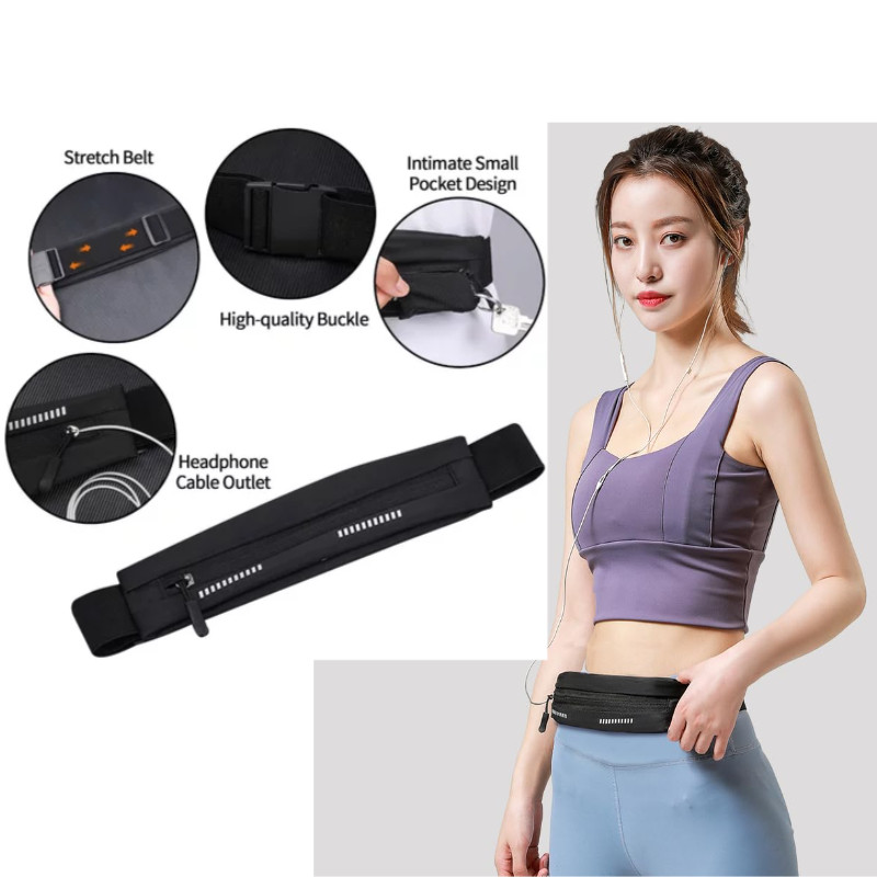 Waistbag Running Waist Bag Running Tas Pinggang Lari Wanita Tas Pinggang Jogging Wanita Pria