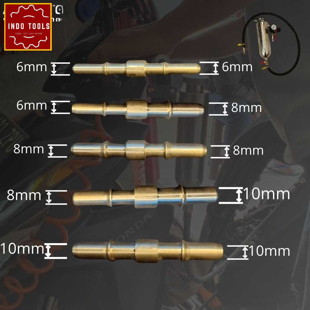 NEPEL CONNECTOR INJECTION CLEANER TOOLS ICT NIPEL TUSUK GIGI KUNINGAN ALAT TABUNG INFUS PEMBERSIH IN