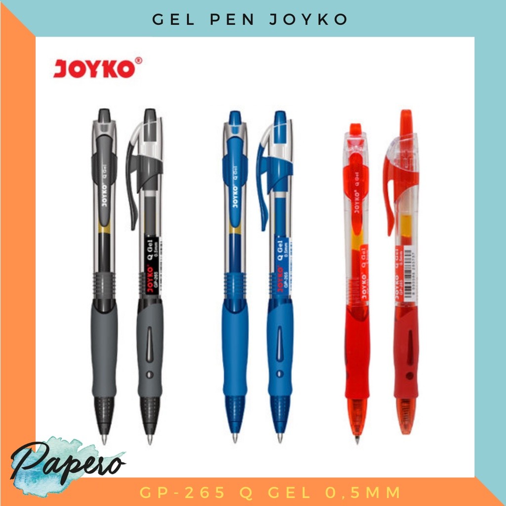 

Gel Pen / Pulpen Pena Joyko GP - 265 / Q Gel 0.5 mm
