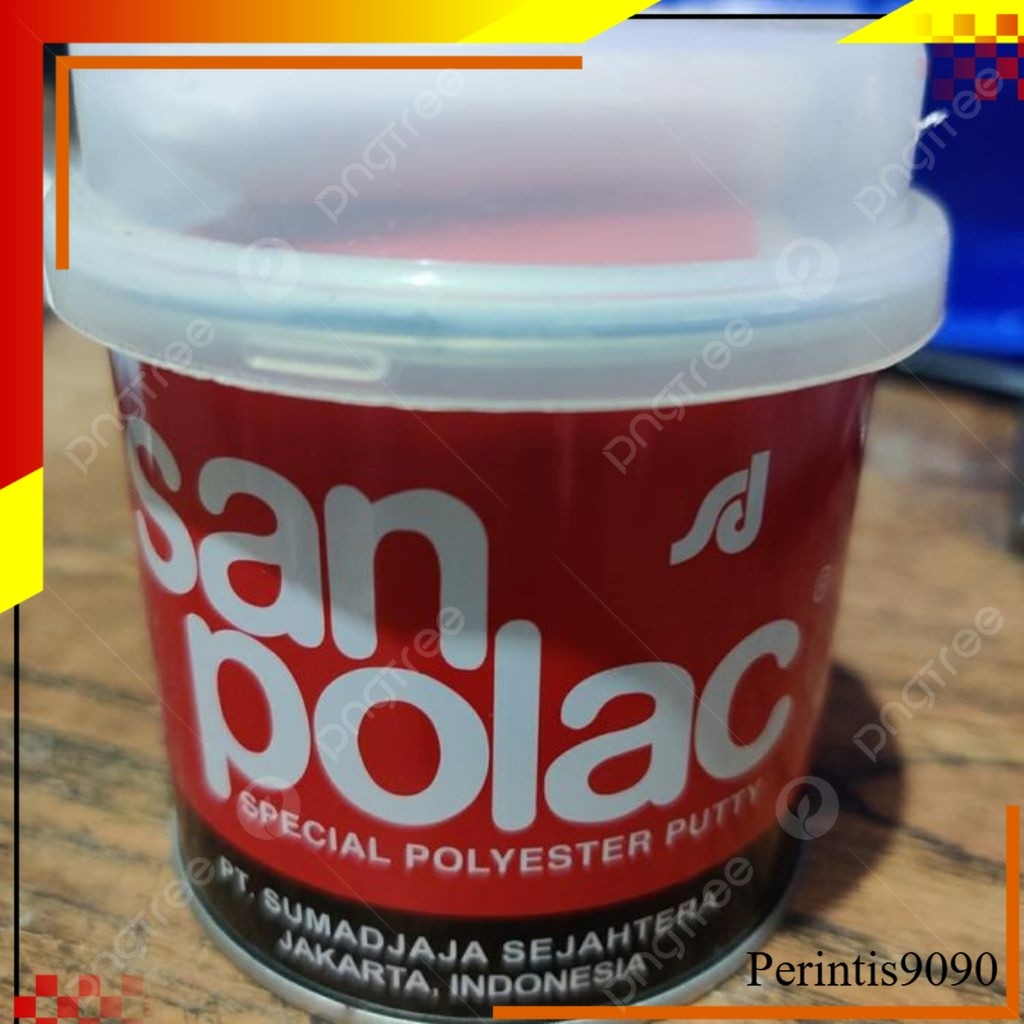 dempul sanpolac 1/4kg/dempul besi