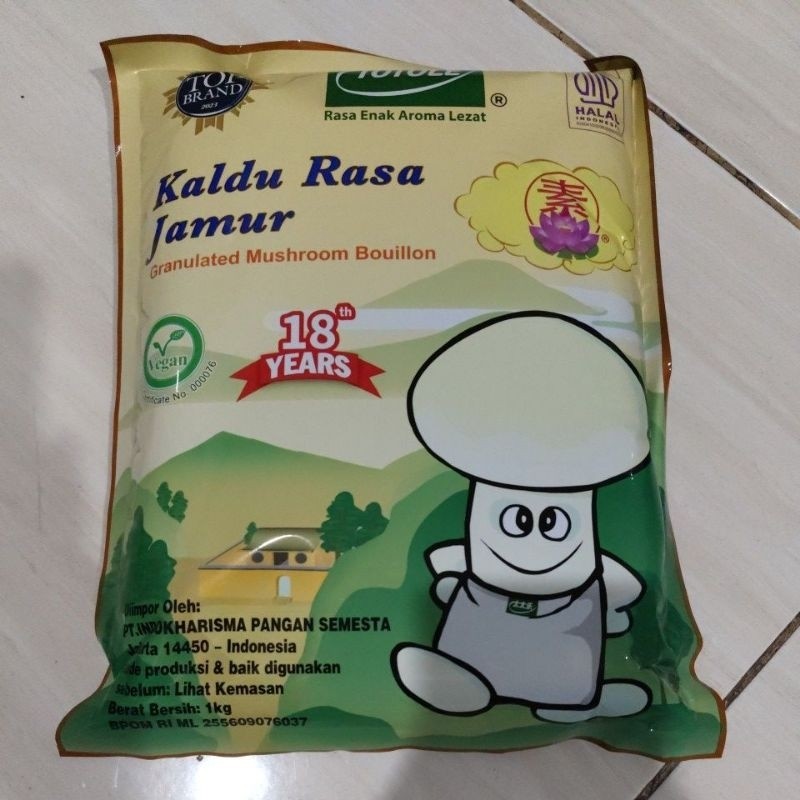 

Totole kaldu Jamur 1 kg penyedap rasa kaldu Jamur Vegetarian