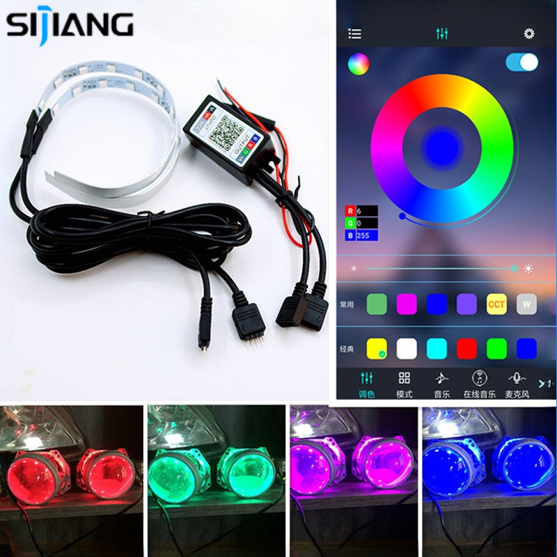 SIJIANG 22Led Devil Rgb/demon Eyes Rgb/devil Eyes Rgb/Mobile App/lampu Devil Rgb/lampu Demon Devil E