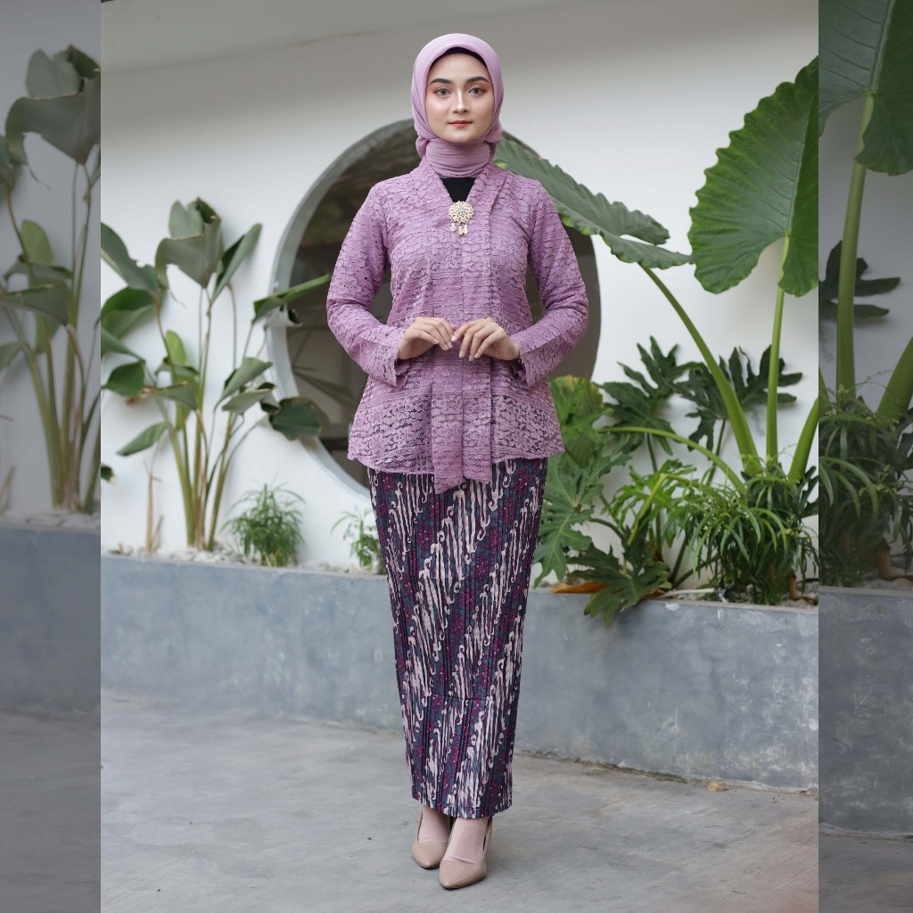Lilac I 𝗔𝘁𝗮𝘀𝗮𝗻 & 𝗦𝗲𝘁𝗲𝗹𝗮𝗻 𝗞𝗲𝗯𝗮𝘆𝗮 𝗙𝗹𝗼𝘆 𝗕𝗿𝘂𝗸𝗮𝘁 / Setelan Wanita Kekinian / Floy Kutu Baru Modern / Keba