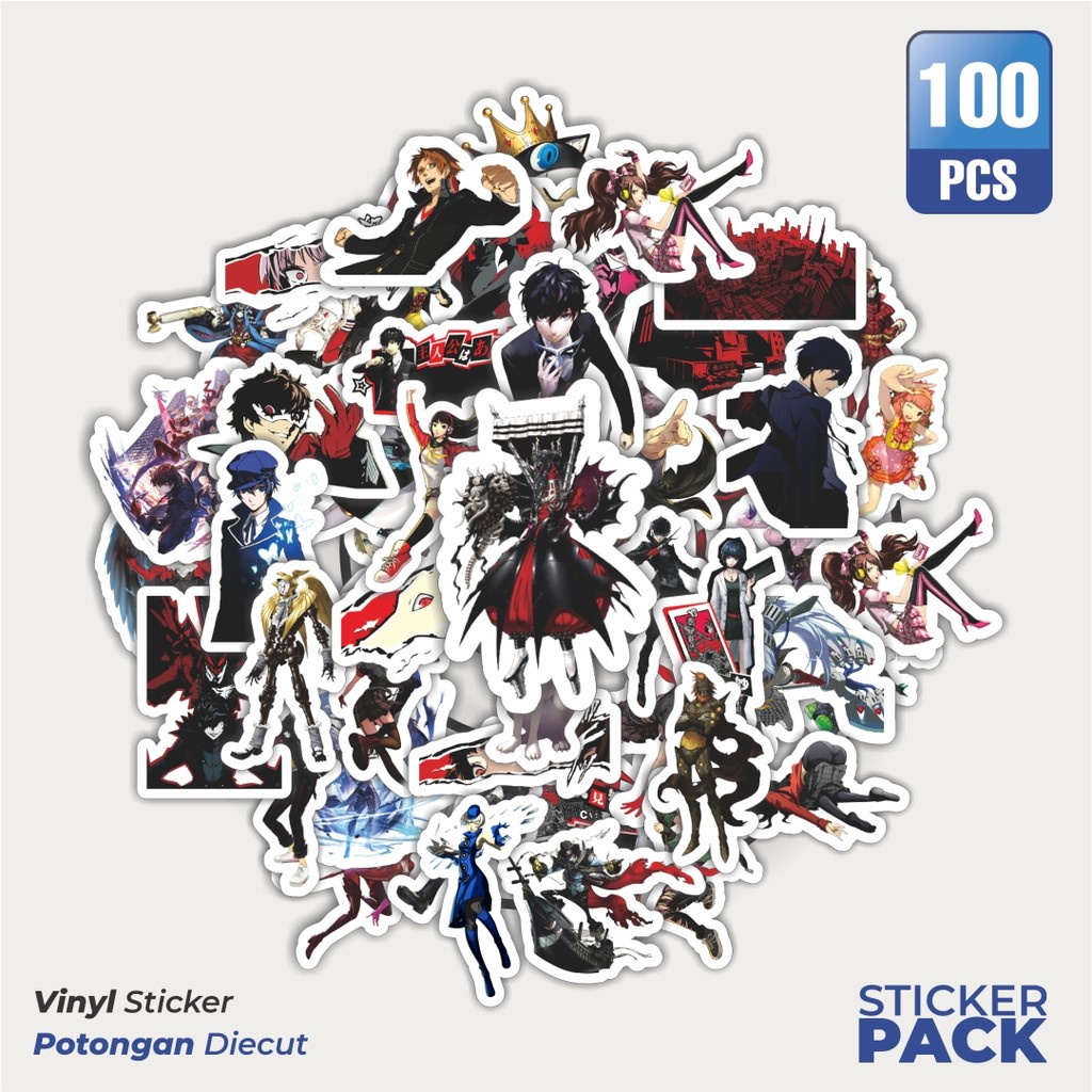 

Super Hemat! 100 PCS Stiker Video Game Series Person A5 V3 Waterproof Aesthetic- Untuk Laptop, Motor, dan Helm - Paper Stationery Pack