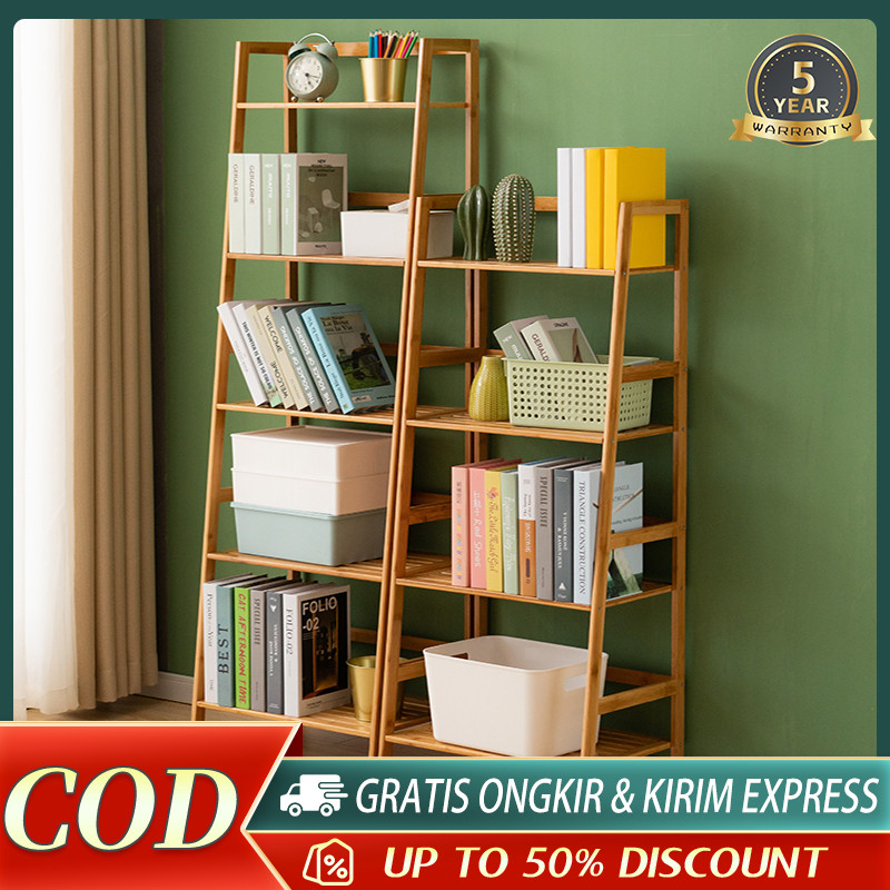 

Rak Dapur Serbaguna Bambu Model Modern - Rak Susun Penyimpanan Bumbu & Rak Oven/Microwave, Praktis Murah