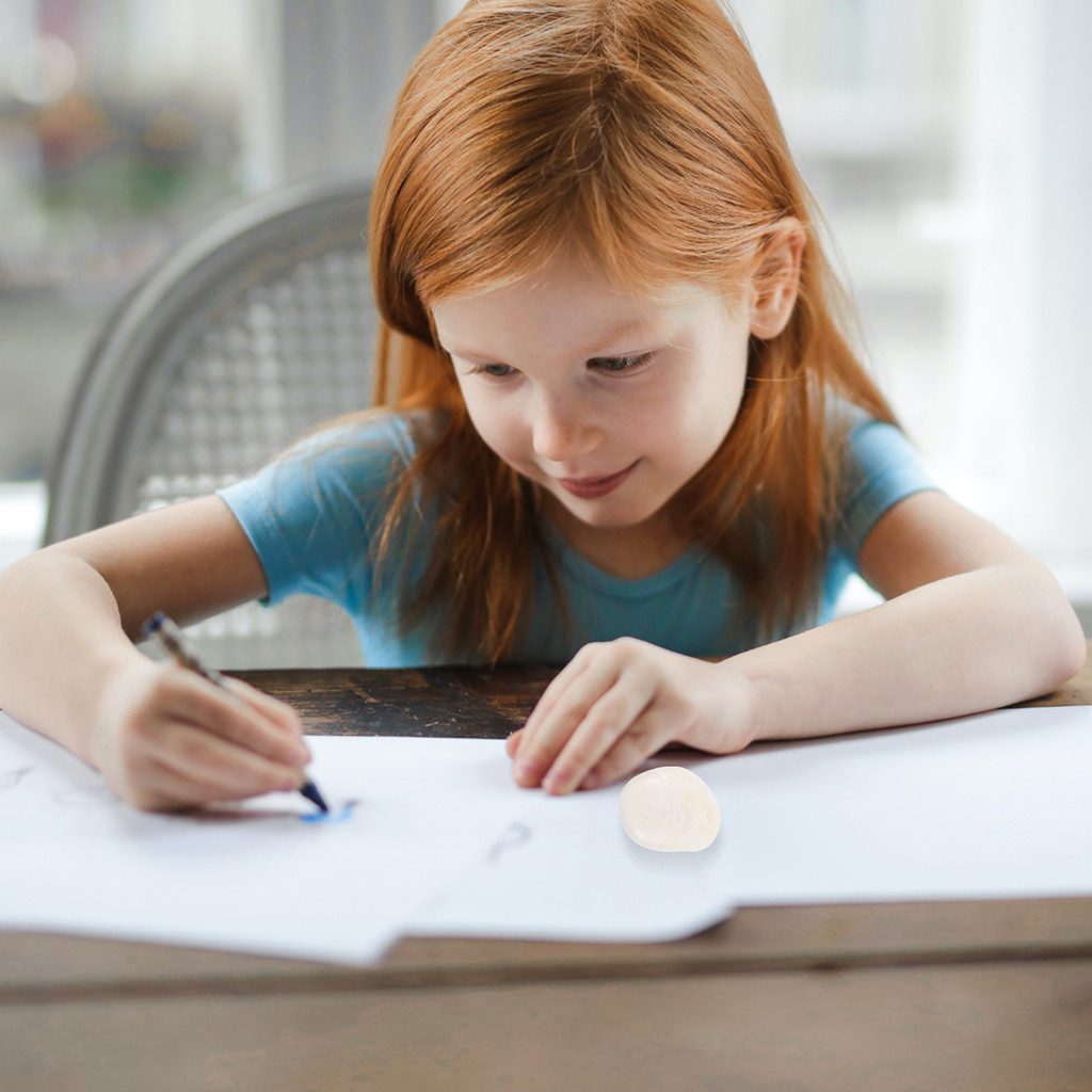 

8 Pcs Hand-painted Stones Children's Crafts Drawing Kindness Cobblestone Rocks for Painting