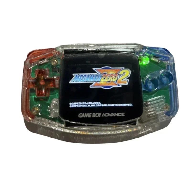 Mini GBA Handheld Game Console Mini Portable Gamer Console Ips Custom Transparent Gamepad With Batte