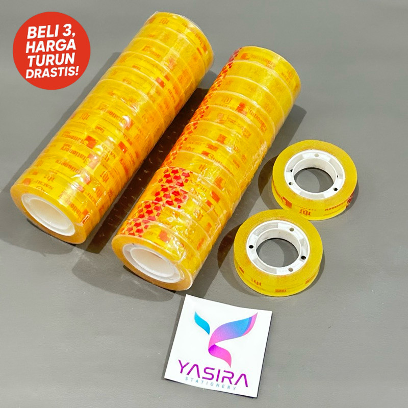 

SATU SLOP 12 PCS Isolasi Bening Nachi Kecil Tebal 12mm x 25m