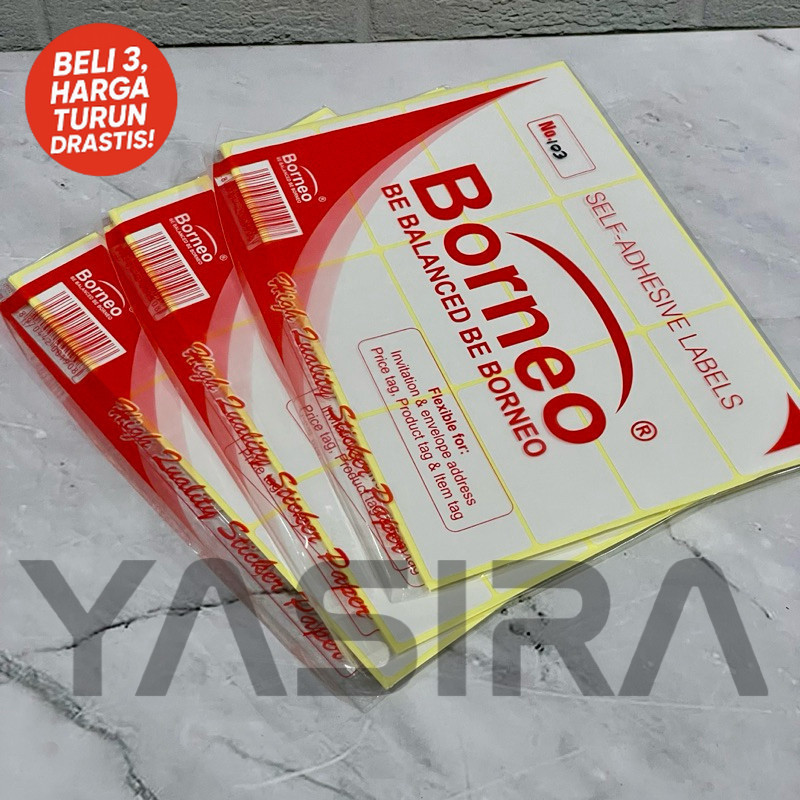 

SATU PACK 7 LEMBAR Stiker Label Undangan Kojiko EDS-ON Self Adhesive Labels