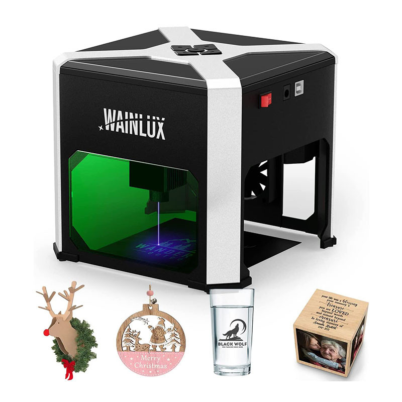 Wainlux Laser Engraver K6 3000mw CNC Bluetoot Mini Laser Engraving Machine DIY Logo Mark Printer Cut