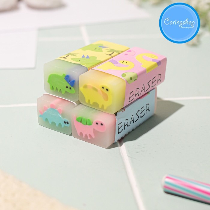 

Penghapus Eraser Motif Dinosaurus