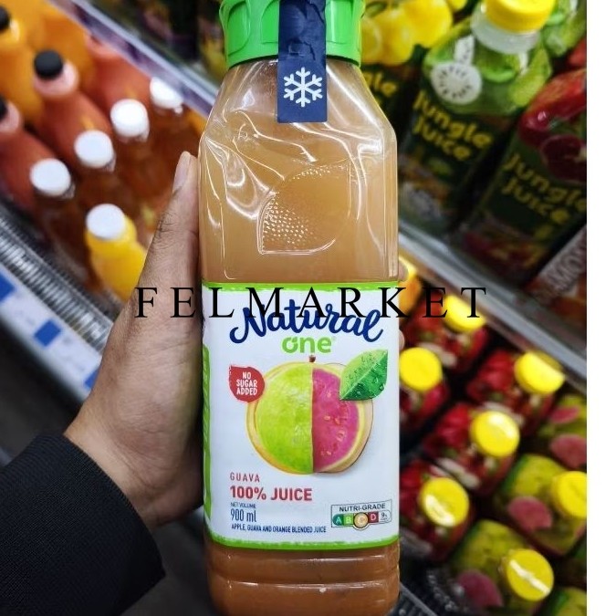

Juice Guava 100% Juice / Minuman Sari Buah Campuran Jambu ,Apel Dan Jeruk / 900ml
