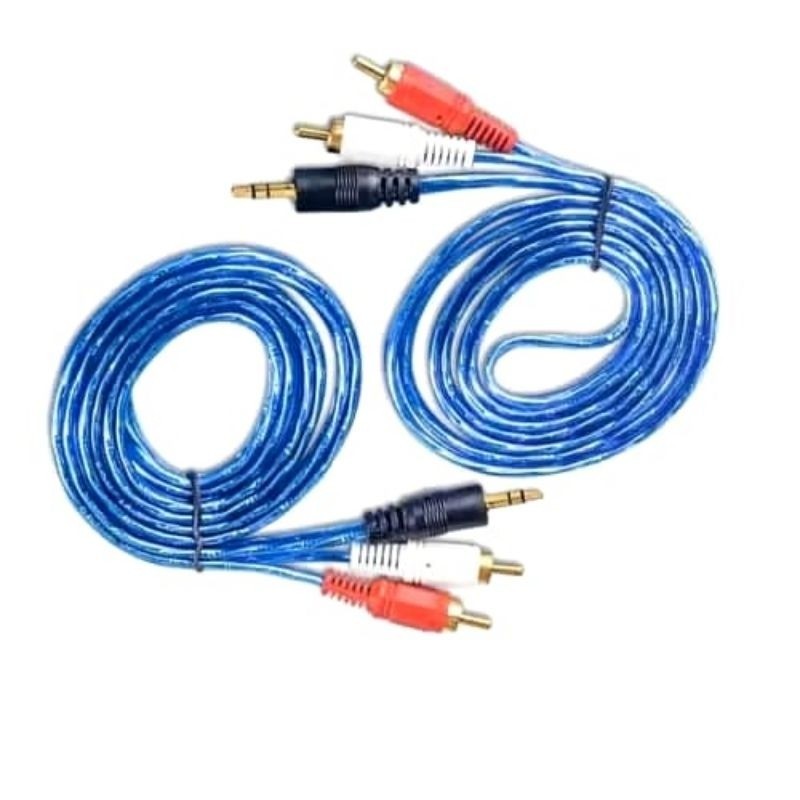 [ PREMIUM ] KABEL AUDIO SPEAKER AUX 1-2  JACK 3,5MM BERKUALITAS TERBAIK