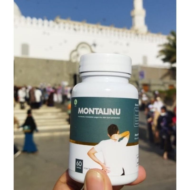 Montalinu Asli Obat Herbal Asam Urat Jamu Pegel Linu Nyeri Sendi - Montalinu Kapsul 100% Original