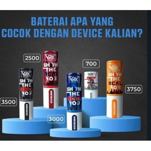 Baterai IMR 18650 VRK USA Garansi 2 bulan