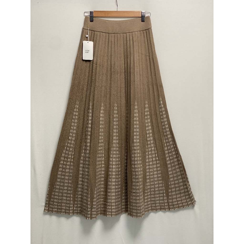Rok rajut motif panjang import tebal dan halus wanita - 6676