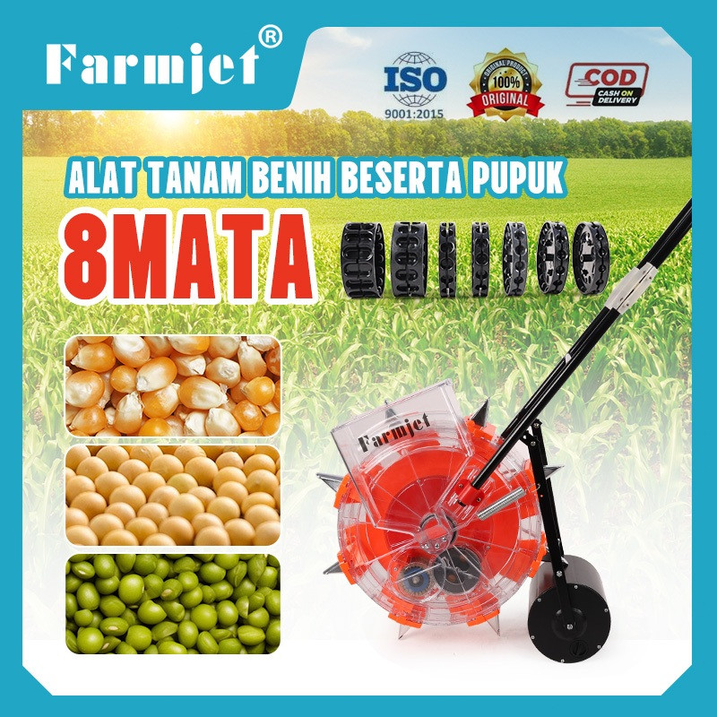 Alat Tanam Jagung 8 Mata,Alat Mesin Tanam Jagung Dorong Manual Alat Untuk Menanam Penanam(633)