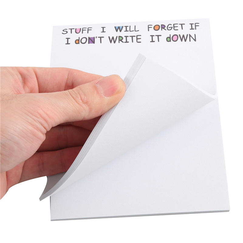 

A29F-Funny Sticky Note, To Do List Notepad Funny Stationery, Office Supplies, Notebook Labels, Desk Sticky Note 50 Pages