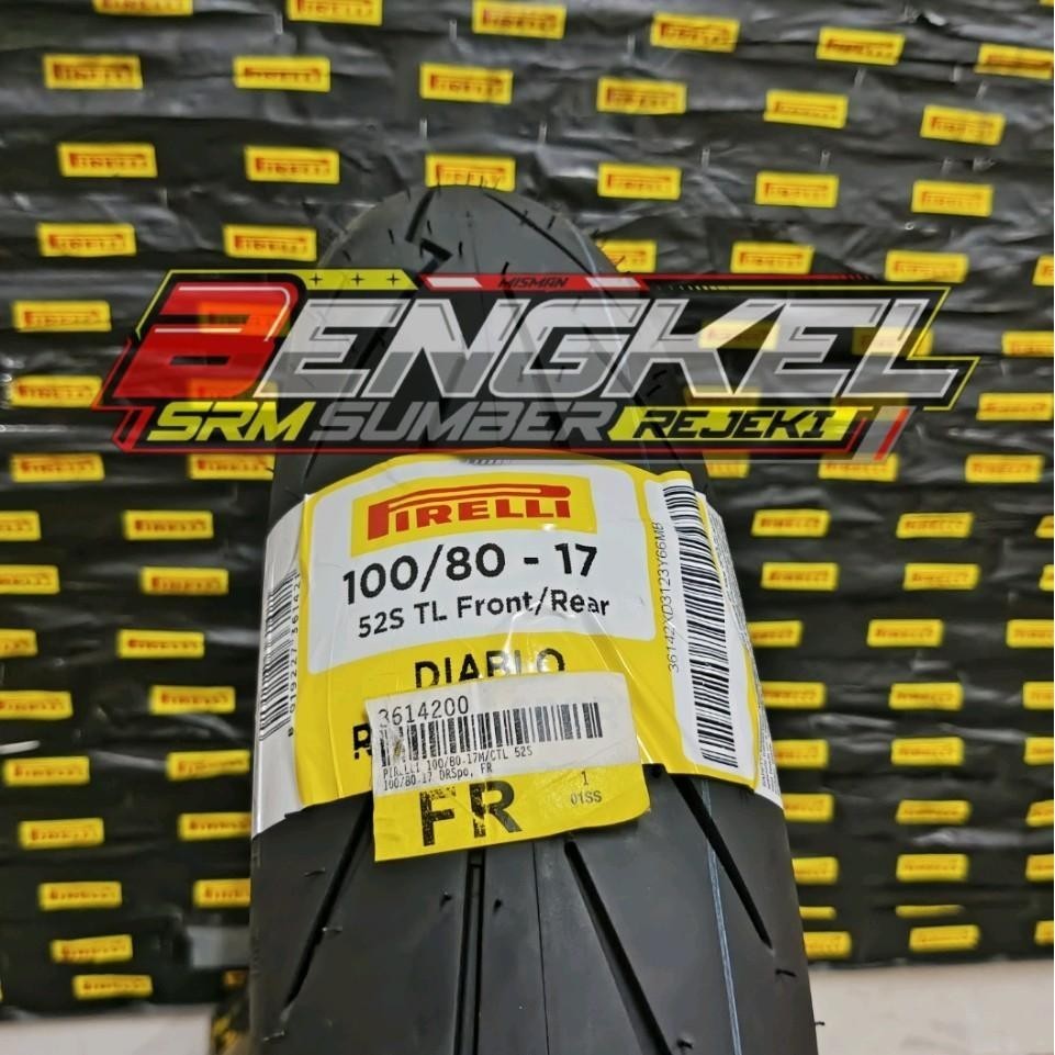 Pirelli Diablo Rosso sport 100/80-17 Jupiter, MX,King,RX Ninja R,RR Accessories Ban