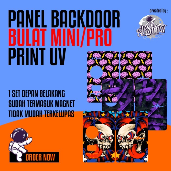

BISA COD PANEL BACKDOOR AKRILIK PRINT UV BULAT MINI/PRO by ARSTORE COLLECTIONS