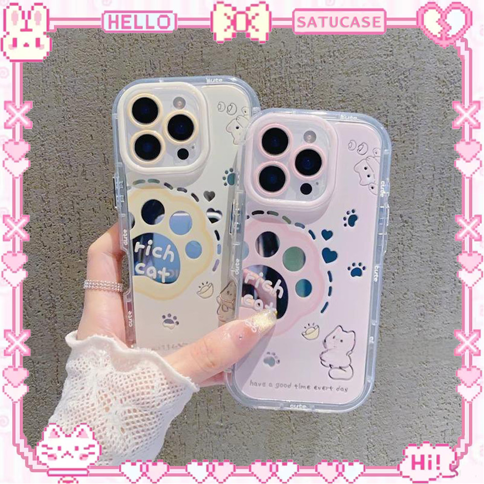 ✨Mutu Tinggi✨Casing OPPO Terbaru 2025 Softcase Mirror Silikon Cowok untuk OPPO A15 Casing HP OPPO A1