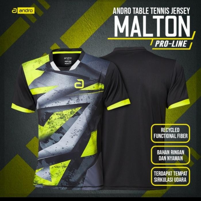 Kaos Shirt Tenis Meja Pingpong Andro Malton - M