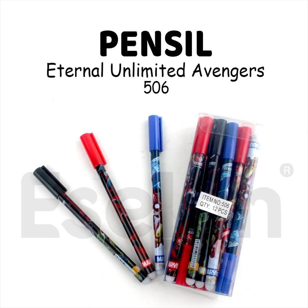 

❤️️1buah Pensil Eternal AVENGERS 506 / Pensil Abadi Tanpa Diraut❤️️