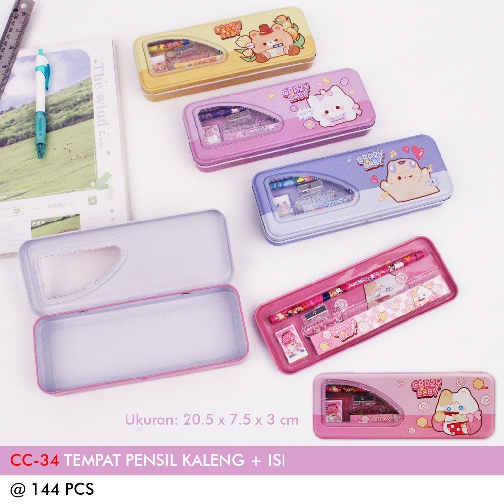 

Kotak Pensil Kaleng Karakter Anak Cewek + Isi Lengkap | Harga Grosir Murah