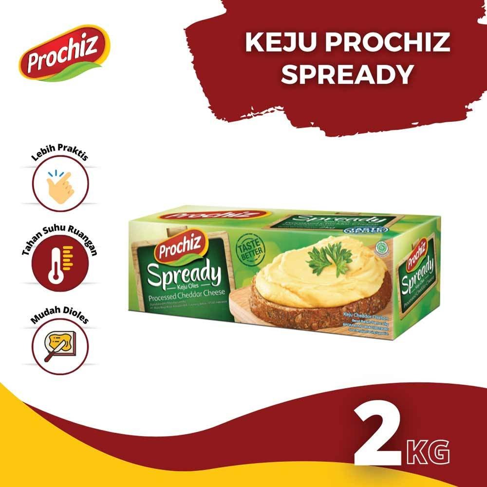 

Promo Prochiz Spready Keju Oles Kemasan 2 Kg Stock Terbatas !!!!