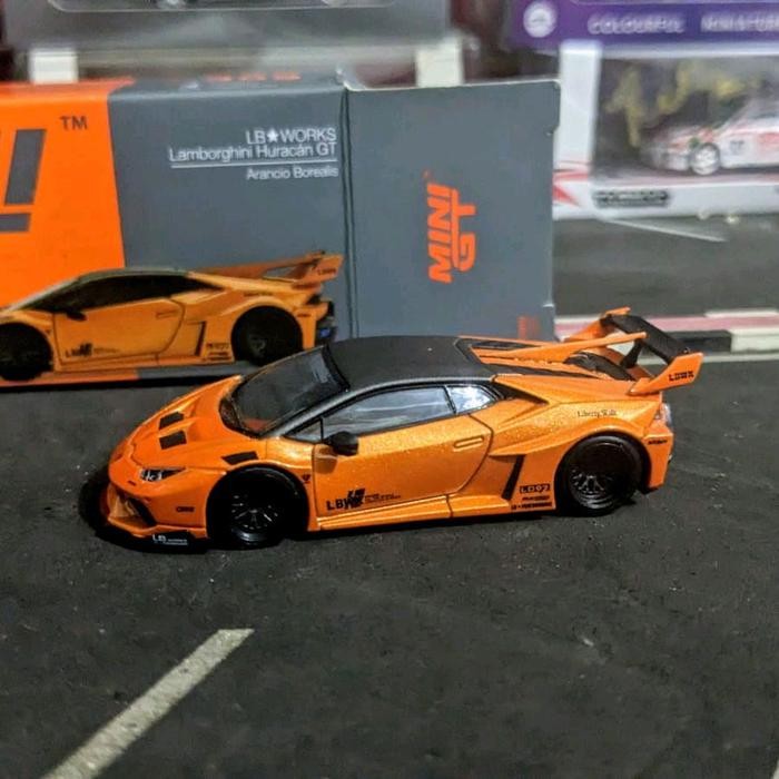 EX99... Diecast Mini GT LBWK Lamborghini Huracan GT Arancio Borealis no 355