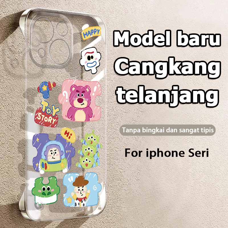 XWWBK057 Case ponsel cocok untUK IPHONE OPPO VIVO REDMI1 S4M5UNG Case Ponsel Transparan Bermotif Mai