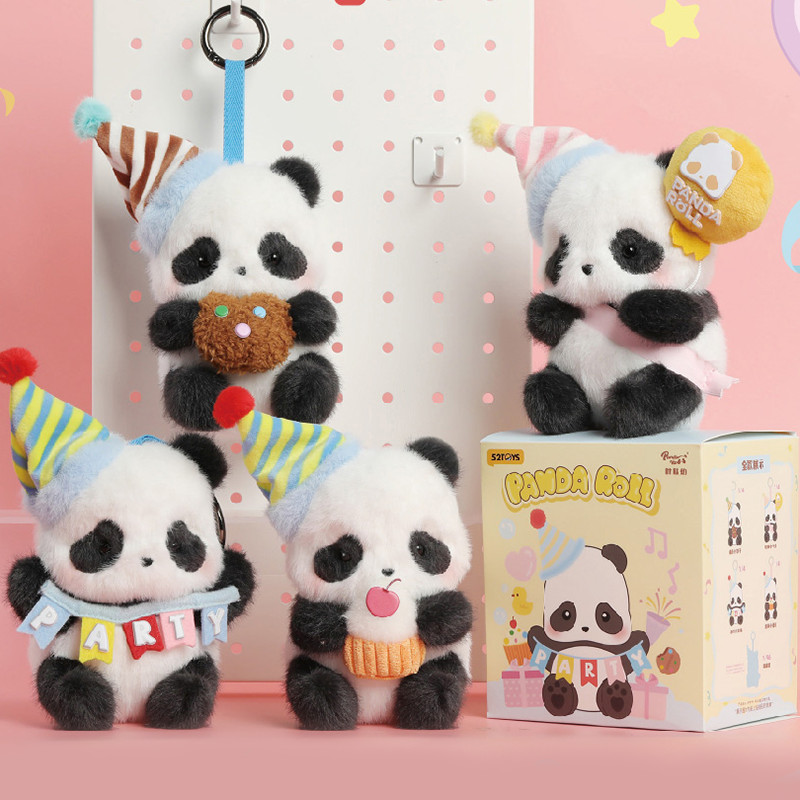 

Genuine Panda Roll Party Series Pendent Blind Box Random Collectible Toy Cute Desktop Decoration Gift Mystery Box Kids Toys Gift