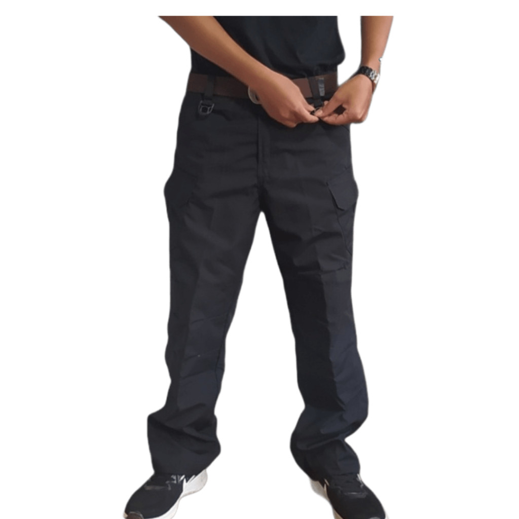 Celana Panjang PDL Hitam Celana Tactical Profesi Polri Ukuran Jumbo