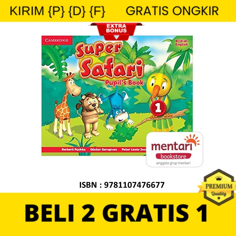 

{P} {D} {F} Super Safari American English | Buku Pelajaran Bahasa Inggris TK