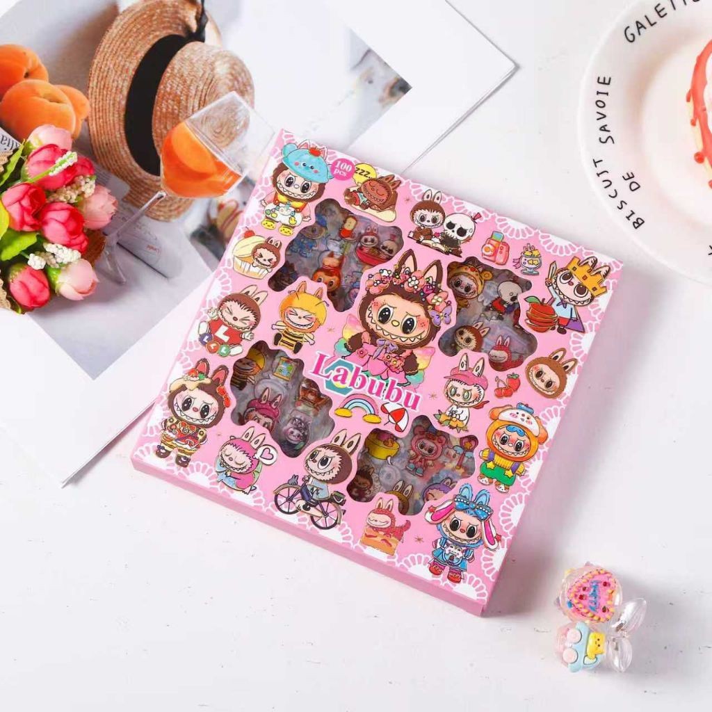 

Stiker labu lucu / 100 lembar/kotak / stiker karakter tahan air / stiker dekoratif kartun