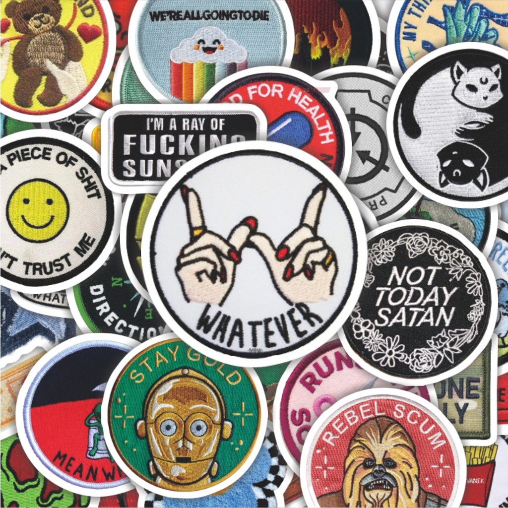 

100PCS Lucu Stiker Patch V3 Stiker Aesthetic Stiker Anti Air Stikers Berperekat Waterproof sticker decal buat Motor Helm Buku Journal Koper Casing HP Laptop Botol Minum Hadiah anak