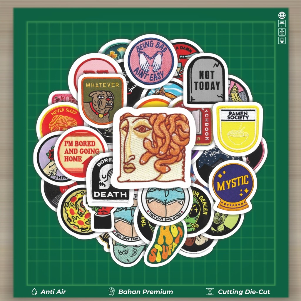

HOT 50 PCS STIKER Stiker Patch V20 Stiker Fashion Cars Decal Dingin Kartu Album Custom Vinyl Anti Air- Sticker Aesthetic Buku Journal Koper Casing HP Tablet Laptop Helm Motor Botol Minum