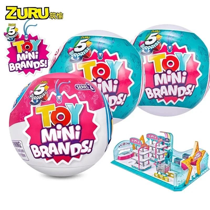 Mini Brands Supermarket Shopping Scene Toy Ball Mystery Blind Box Disney Princess IronMaln Spiderman