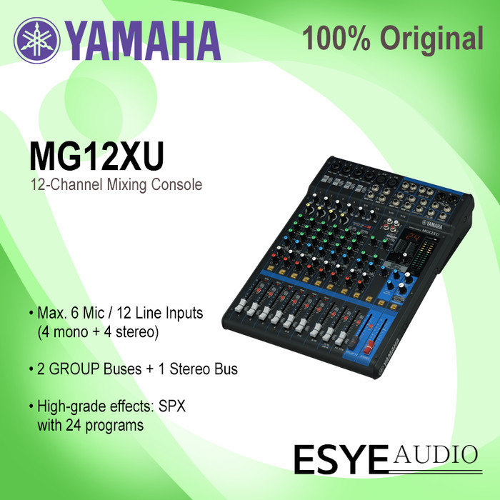 Mixer Yamaha MG 12 XU MG12 XU MG 12XU MG12XU Original