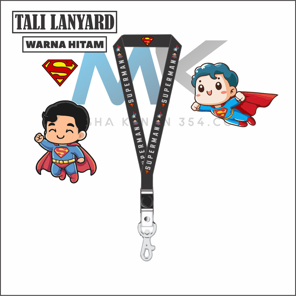 

TALI LANYARD SUPERMAN CHIBI - TALI ID CARD SUPERMAN SUPER HERO DC COMIC GANTUNGAN KUNCI GANTUNGAN FLASHDISK GANTUNGAN NAMETAG TALI LANYARD BEST SELLER COD